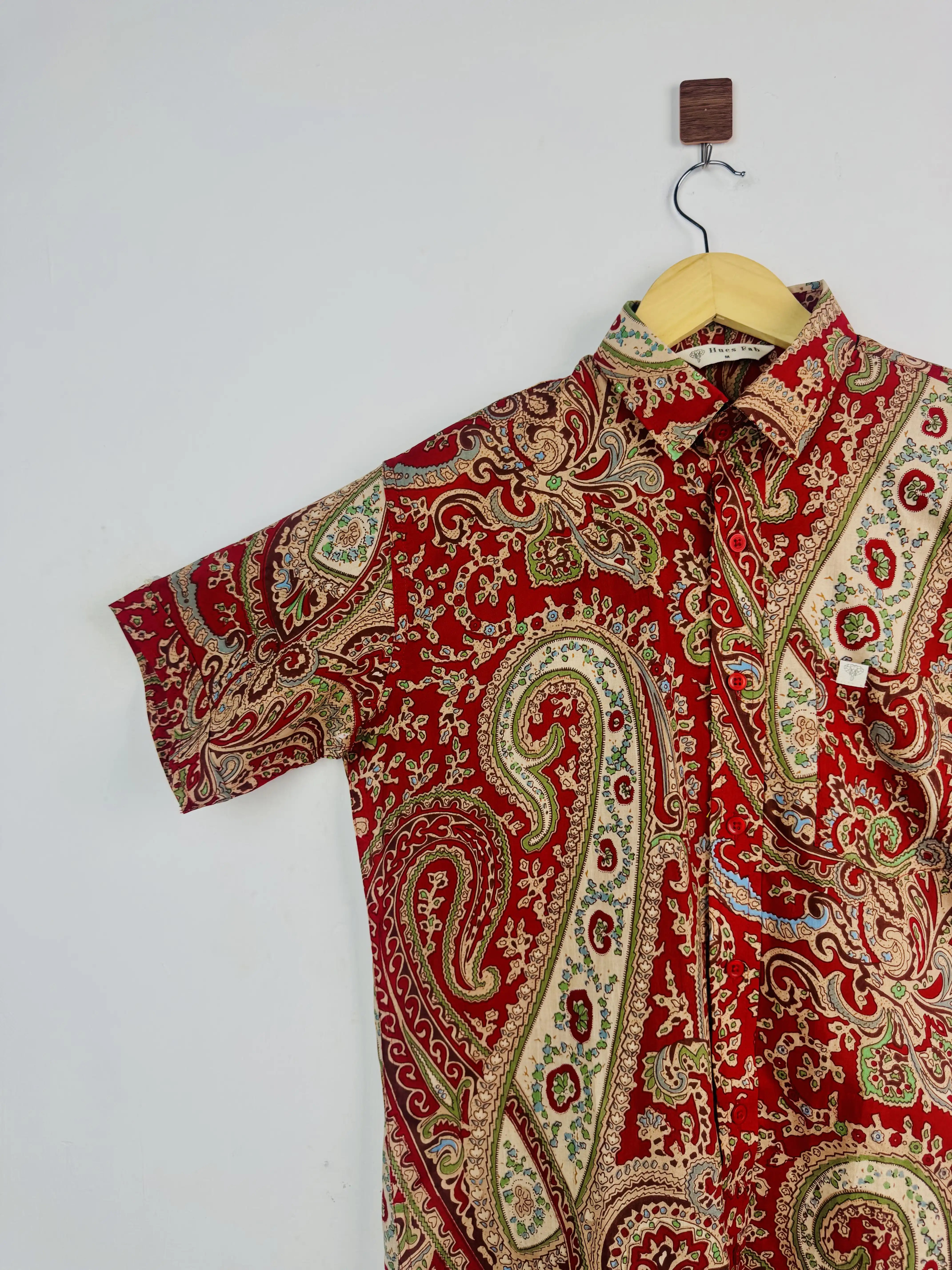 Red mafia Half Sleeves Shirt