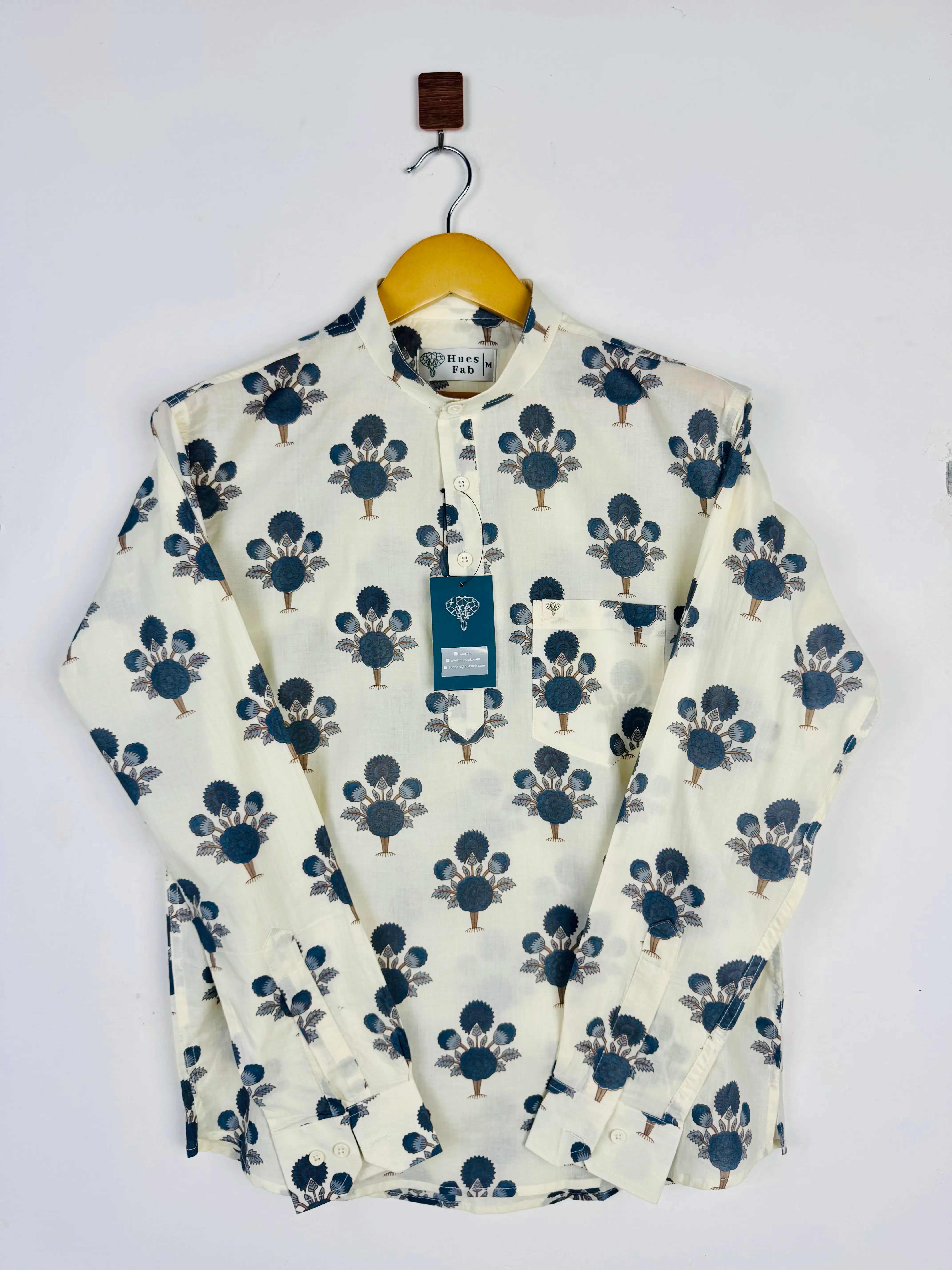 Off White Bloom short kurta