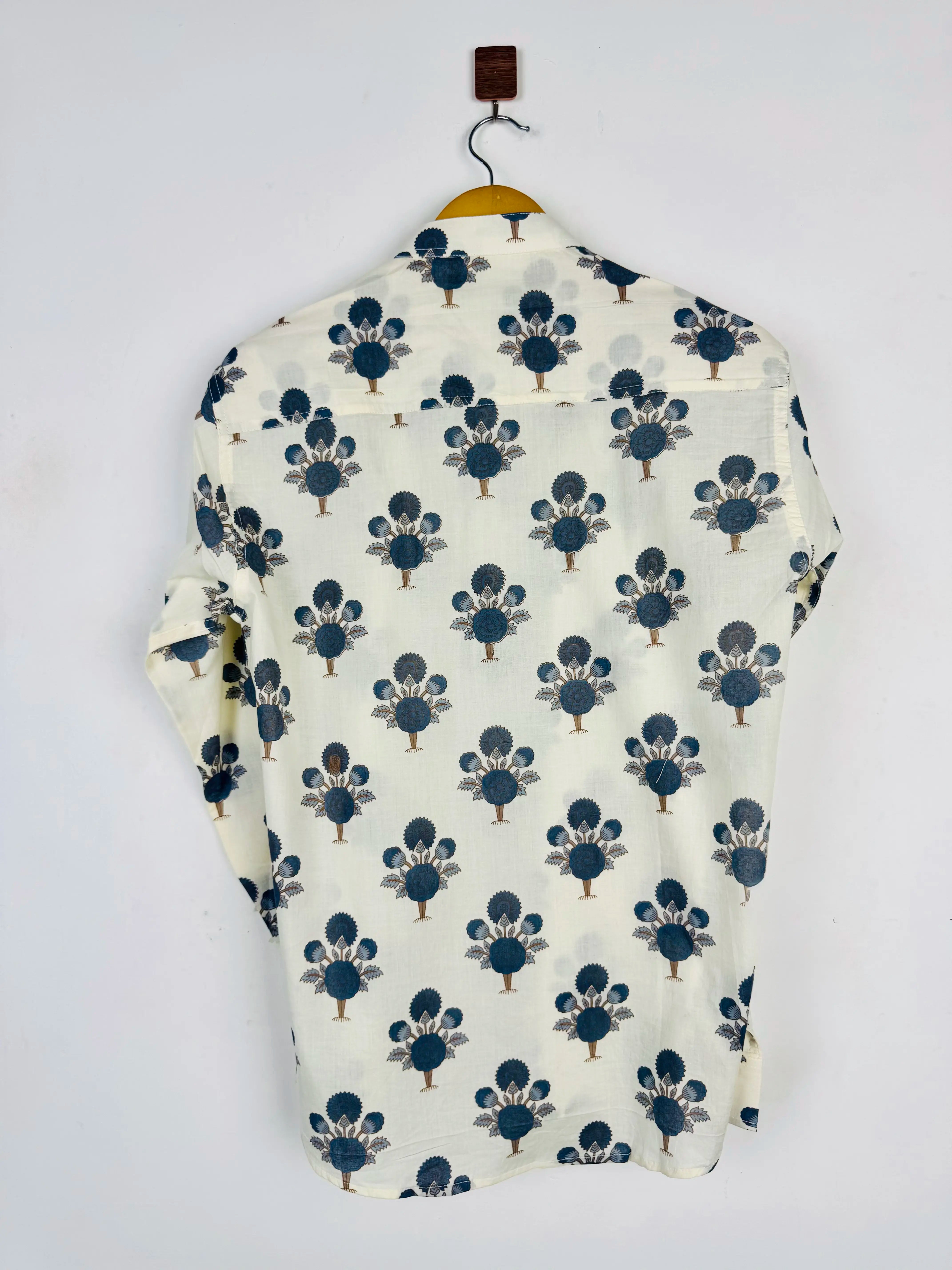 Off White Bloom short kurta