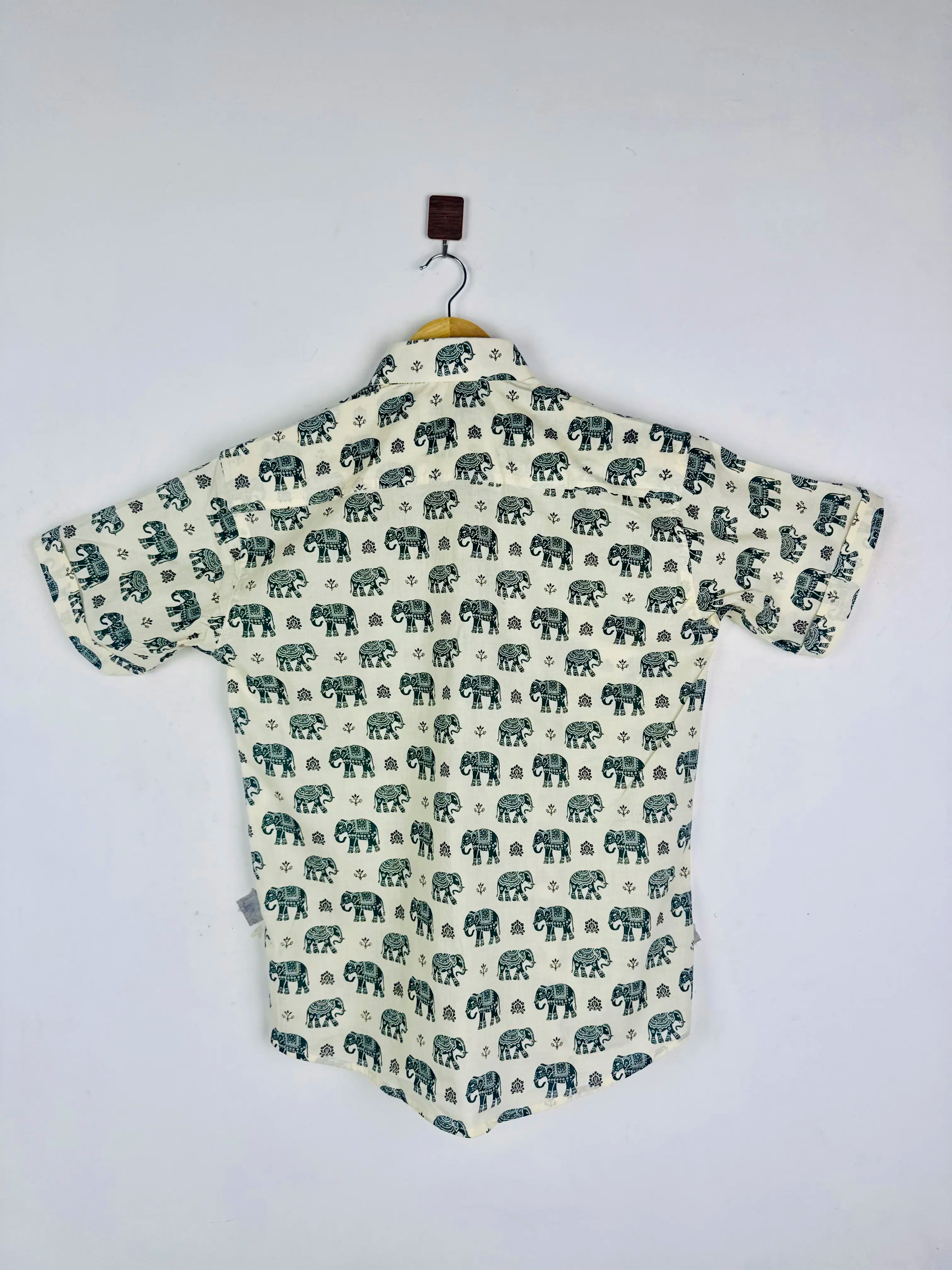 Elephant Trail Half Sleeves Shirt
