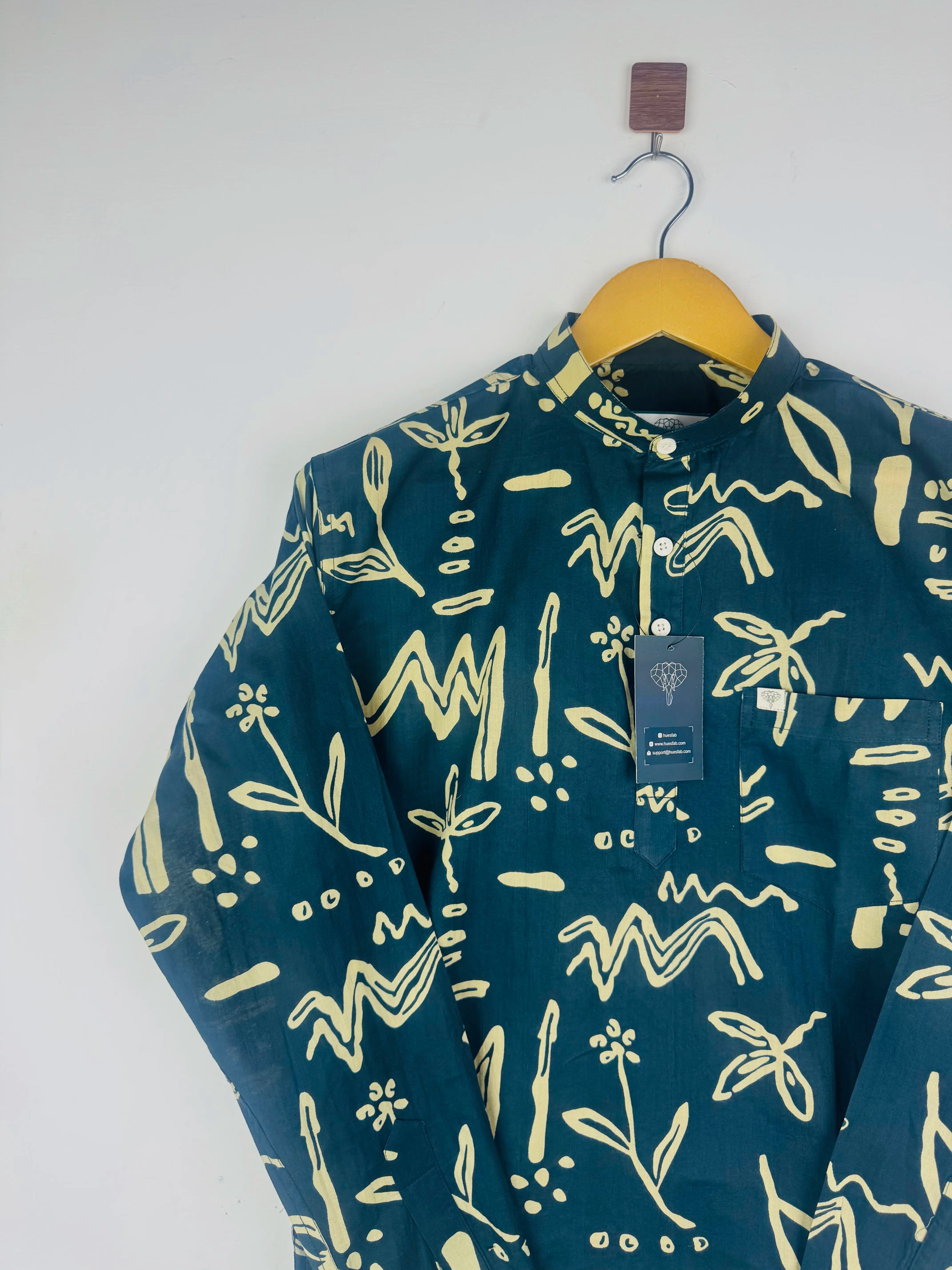 Tribal wave Printed Short Kurta