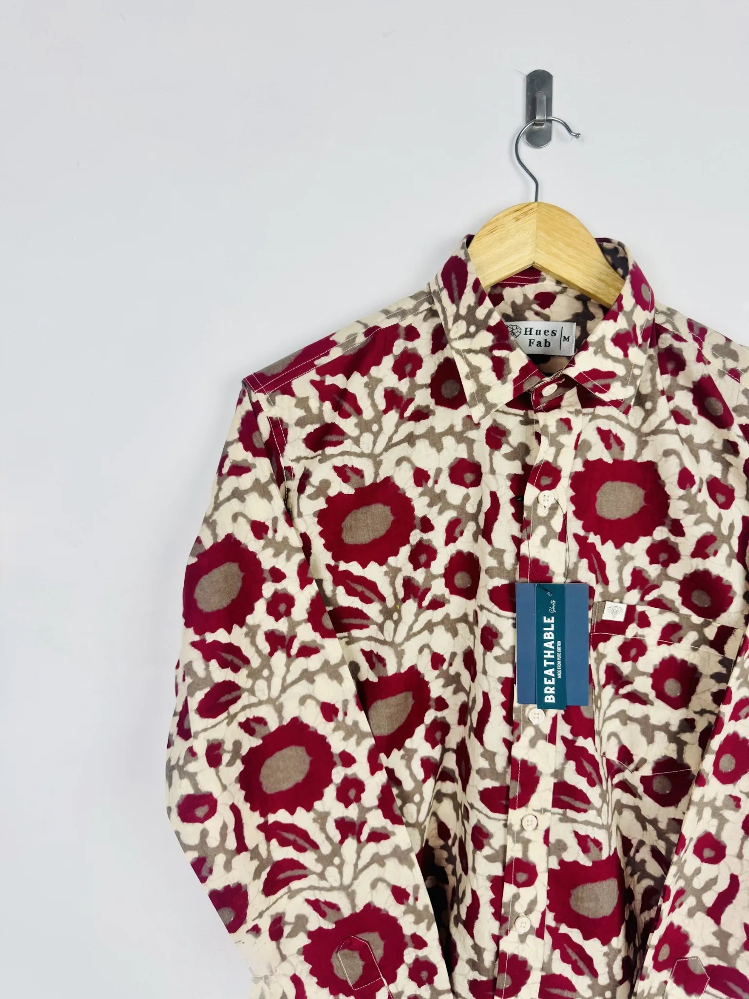 Rustic Floral Full Sleeves Shirt