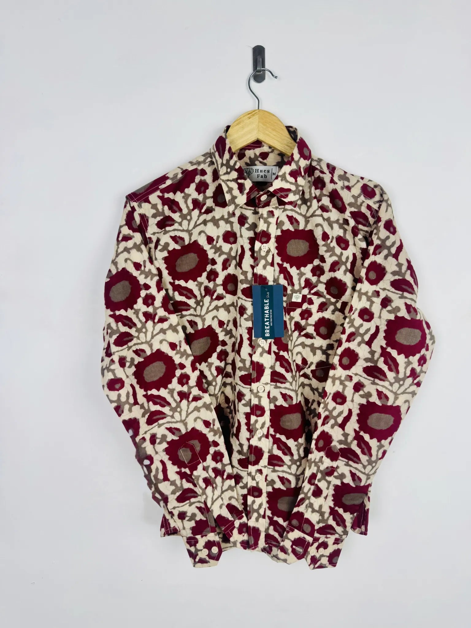 Rustic Floral Full Sleeves Shirt