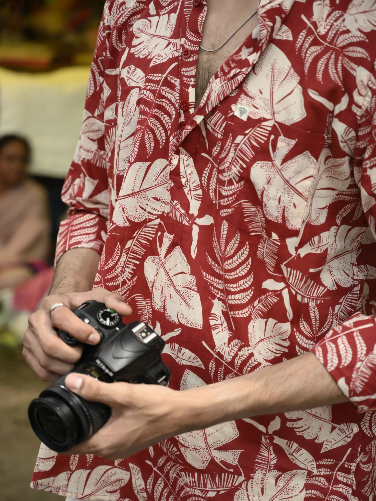 Tropic Rouge Printed Short Kurta