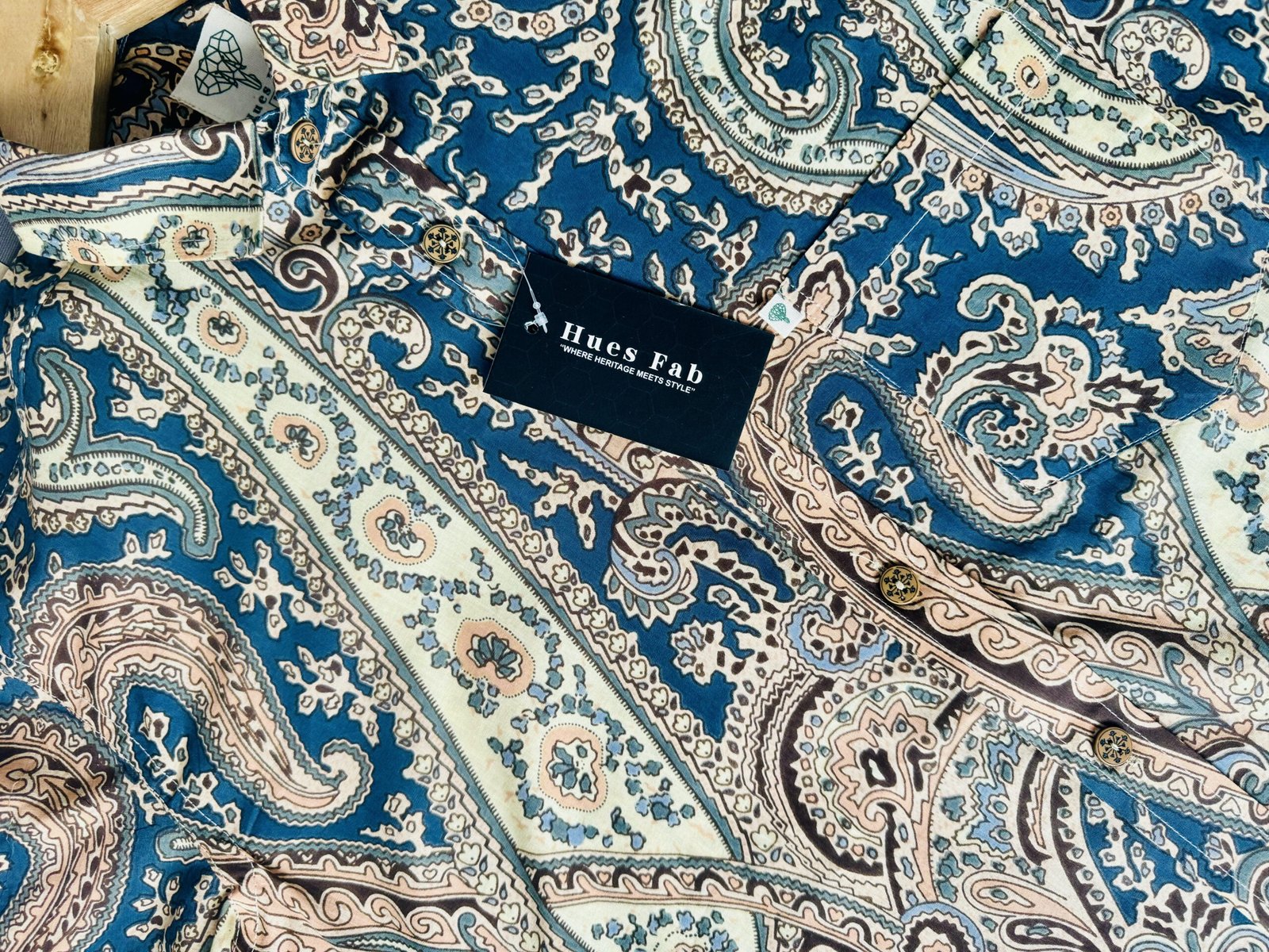 Blue Mafia Style Full Sleeves Shirt – Hues Fab